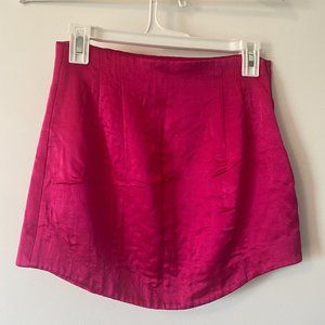 Zara Hot Pink Mini Skirt
